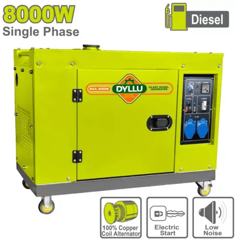 Бесшумный дизельный генератор 8 кВт